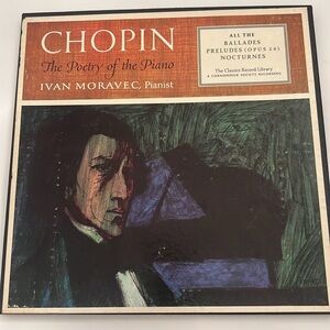 Chopin, The Poetry of the Piano; Ivan Moravec, piano 
Vintage 1966 vinyl